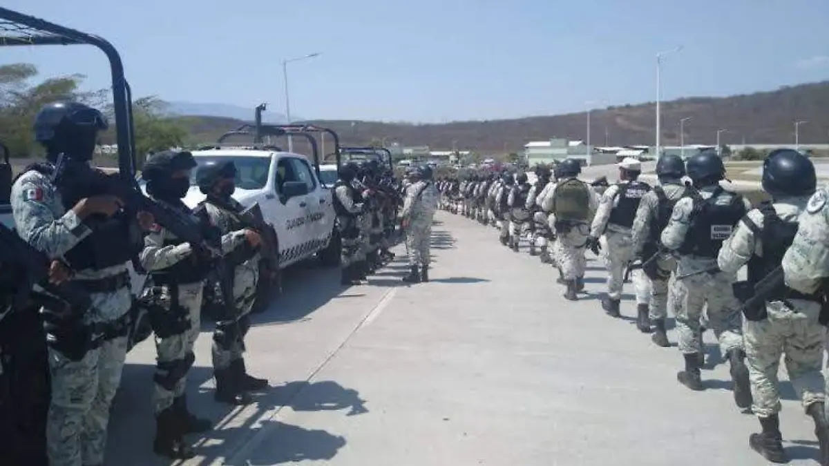 Guardia Nacional en Colima